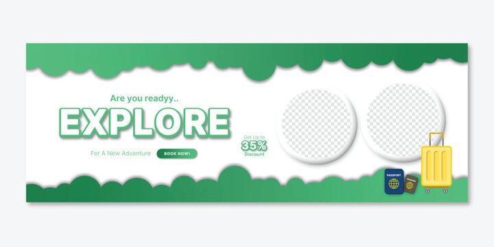 Travel and tourism design template. Vector illustration - Powered by Adobe