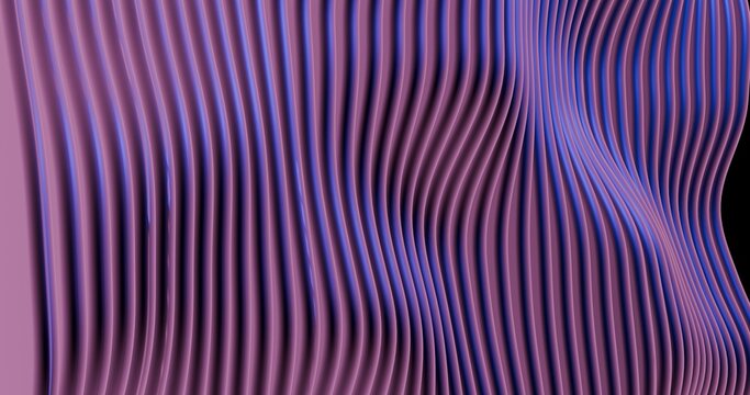 Purple and Blue Abstract Waves