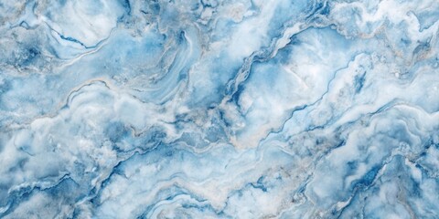 Abstract Serene Blue Swirls A Captivating Textured Background Image of Elegant, Flowing Marble Pattern