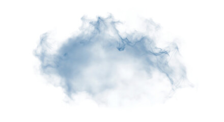 Ethereal cloud formation against a creating a dreamy atmosphere on transparent background