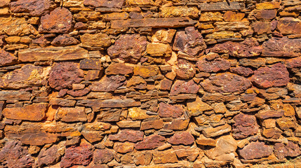Natural Stone Wall Textured Background Design