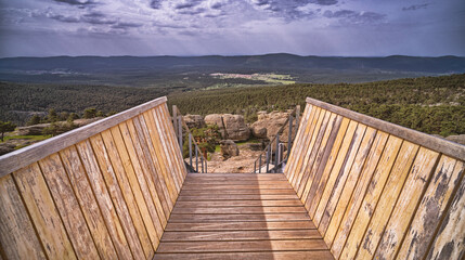 Tormos de Castroviejo Singular Landscape, Sierra de Urbi&oacute;n, Duruelo de la Sierra, Soria, Castilla Y Le&oacute;n, Spain, Europe
