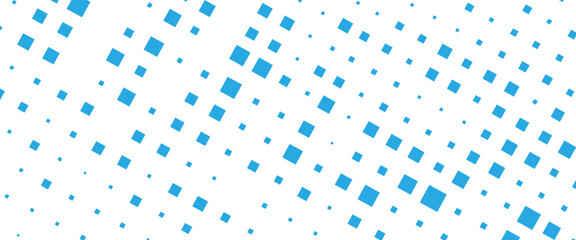 Vector new style blue geometric squares technology pattern design	