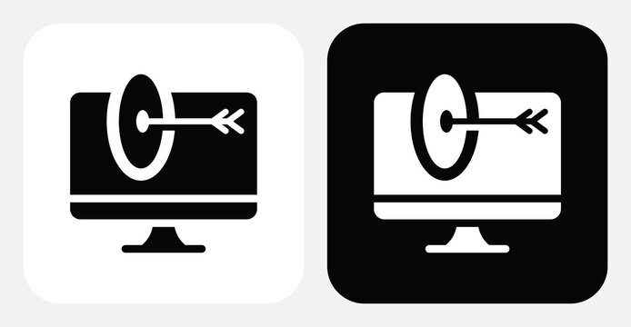 Customer Profile Dual Monochrome Icon Set