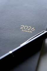 2026年スケジュール帳とペン