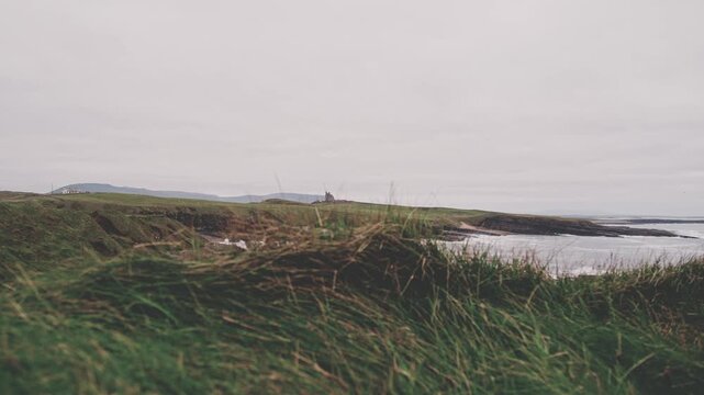 4k Shot in Ireland of Castle Classiebawn in Mullaghmore