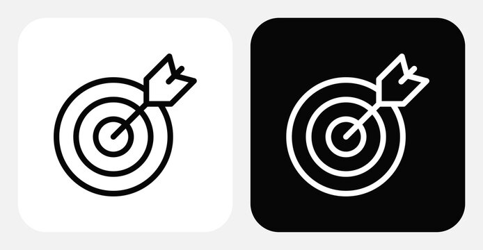 Target Dual Monochrome Icon Set