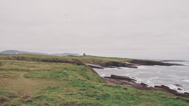 4k Shot in Ireland of Castle Classiebawn in Mullaghmore