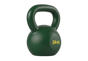 Isolated heavy kettlebell for strength and cardio exercise, a weightlifting workout equipment