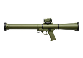 Isolated grenade launcher military equipment armament weapon for rocket projectile fire