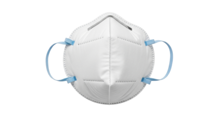 Isolated N95 respirator for protection against virus, bacteria, air pollution; healthcare equipment