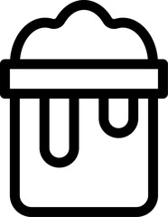 Laundry Bucket with Soapy Water