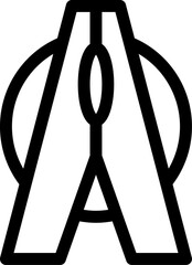 Clothespin for Hanging Laundry