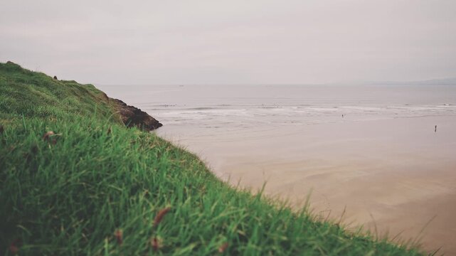 4k Shot in Ireland of Tullan Strand