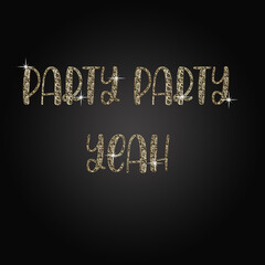 Obraz premium Text effect with shining background