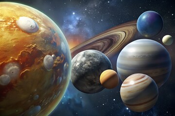 planet in space