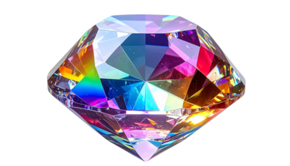 Crystal Diamond Cut 2026 High Clarity Transparent Background PNG