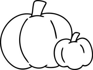 Line drawing, falling leaves, autumn, cute elements, cute illustrations