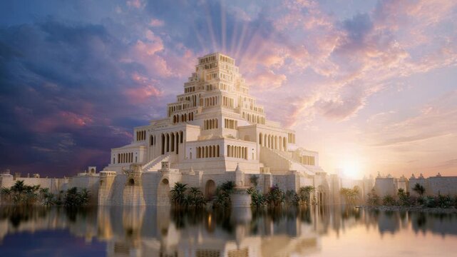 Famous Babylon tower