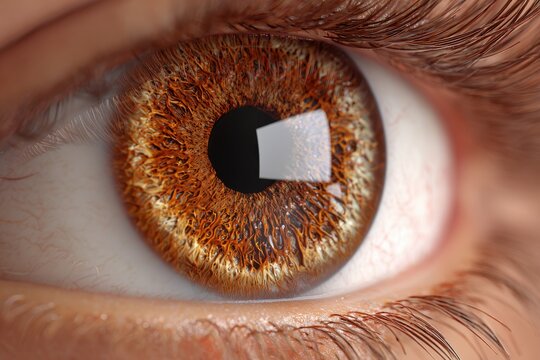 3D Eye Illustration National Eye Care Month