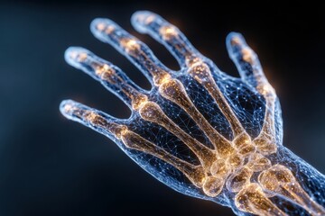 Close-Up Arthritis Medical Examination Detailed View