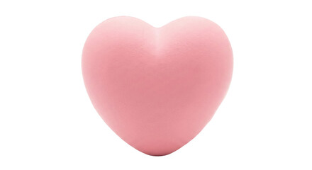 Soft Pink 3D Heart Shape Love Symbol