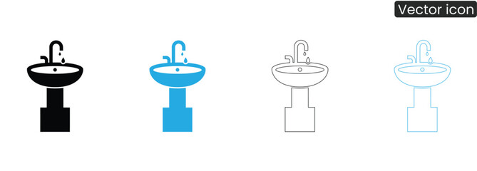 Sleek sink designs offer a blend of style and functionality for contemporary bathrooms. Ideal for highlighting plumbing or showcasing bathroom renovation concepts.