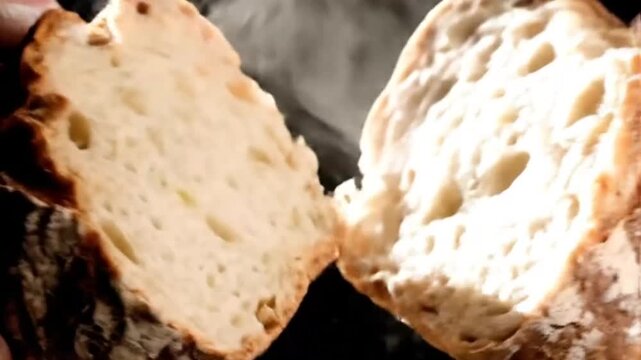 artisan bread making process showcasing kneading, shaping, and baking