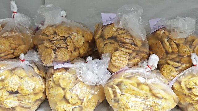 Cornflakes Butter Cookies, popular during eid al fitr in Indonesia.