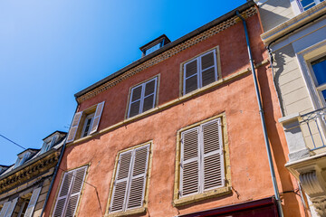 Dans les rues de Moulins sur Allier en France