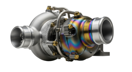Isolated turbocharger for automotive applications, engine upgrade components, modern design