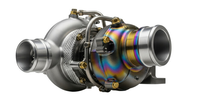Isolated turbocharger for automotive applications, engine upgrade components, modern design