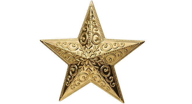gold star isolated on white background - Powered by Adobe