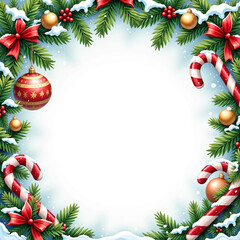 christmas frame card
