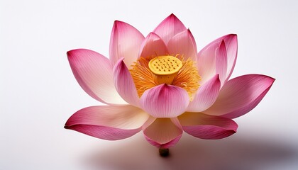Pink Lotus Flower Blossom Serene Beauty of Aquatic Plant