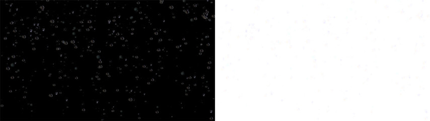 Obraz premium PNG Water Droplets on Transparent Background Overlay