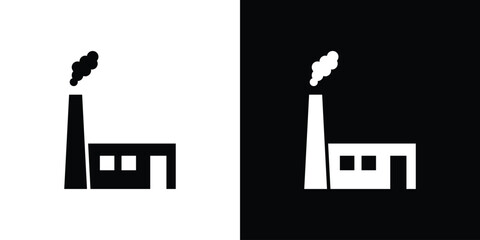 Pollution icon, logo, app, template. EPS10