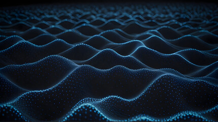 Mesmerizing blue light waves flowing gently, perfect for technology, science, or creative projects needing a modern, futuristic, and visually dynamic element