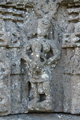 Gondeshwar Temple, dedicated to Lord Shiva, showcases intricate carvings, A 11th&ndash;12th century marvel built in panchayatana style, Sinnar, Nashik, Maharashtra, India.