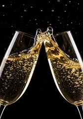 Champagne glasses toasting celebration sparkling wine cheers drink alcohol cheersing party event toast