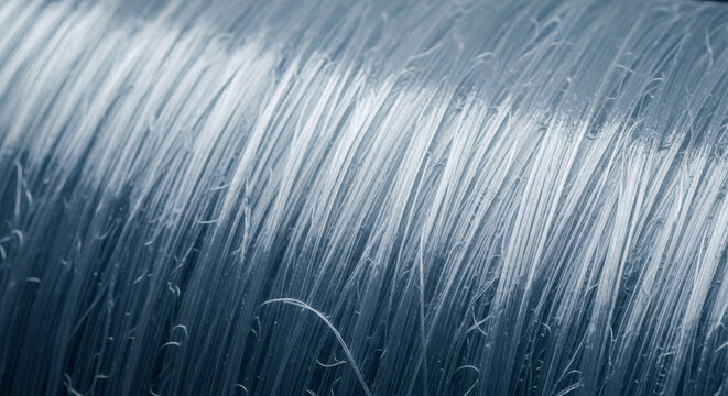 Stunning close up of fishing line, a modern abstract design perfect for outdoor adventure brands or high tech material innovation companies to use in their marketing
