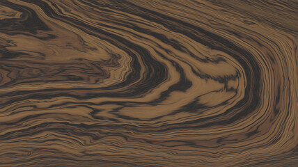 Abstract Wood Grain Texture Background with Dark Brown and Light Brown Swirls, Decorative Pattern, Natural Material Design, Surface Veneer, Interior Decor