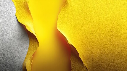 Naklejka premium Closeup of vibrant yellow petals with a textured background.