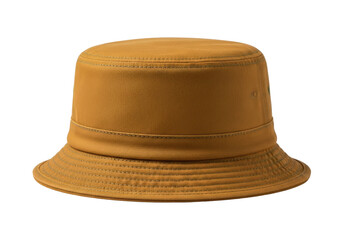Isolated Honey Bucket Hat Cotton Fabric Headwear Millinery Sun Protection Fashion Apparel