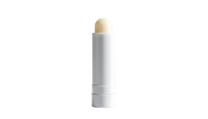 White Lip Balm Stick PNG - A Hygienic Beauty Essential for Everyday Use