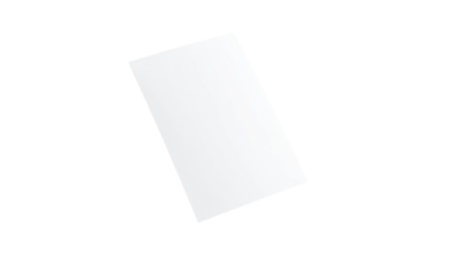 Blank rectangular white paper mockup, ideal for showcasing designs in png format - 113