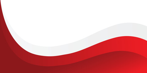 Abstract red wavy business style background. Vector illustration