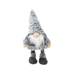 Cute Christmas Santa Claus Doll Isolated on White Background