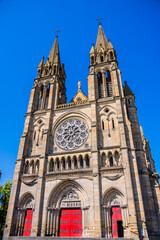 Fototapeta premium Église du Sacré-Coeur-de-Jésus de Moulins sur Allier en France
