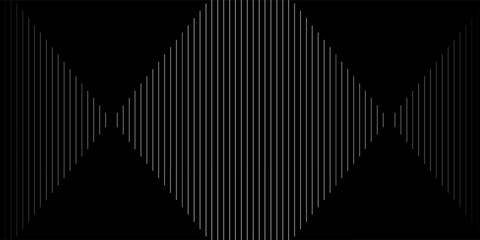 Black abstract line background design. Premium stripe texture for banner business backdrop. Dark horizontal vector contepporary